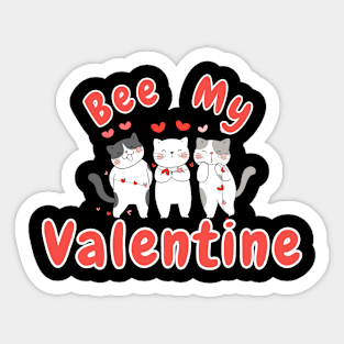 Bee my valentine Sticker